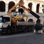 Manutenzione piazze, vie comune di Verona